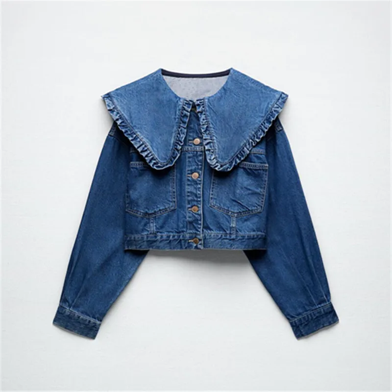 PB&ZA4406156 2022 spring new women's clothing casual girls small round lapels, long-sleeved pockets, short denim jacket 4406/156
PB&ZA4406156 2022 spring new women's clothing casual girls small round lapels, long-sleeved pockets, short denim jacket 4406/156