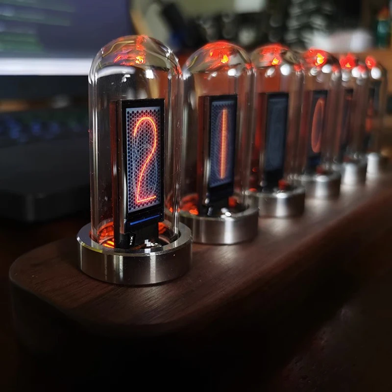 Цифровые часы IPS светодиодный Nixie Tube, настольные часы, деревянные Роскошные электронные настольные часы RGB с будильником, измеритель ритма, у...
Цифровые часы IPS светодиодный Nixie Tube, настольные часы, деревянные Роскошные электронные настольные часы RGB с будильником, измеритель ритма, у...