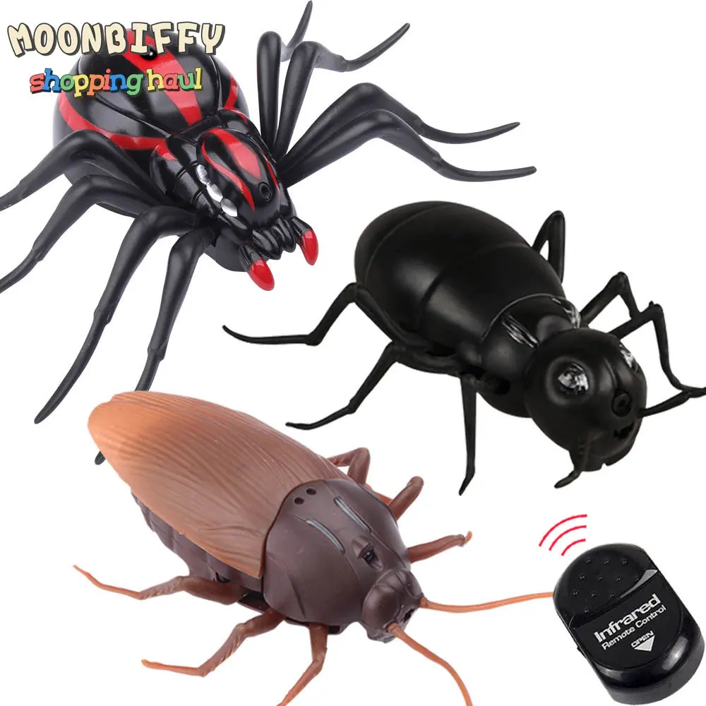 Infrared RC Insect Toys Model Electric Prank Cockroach Spider Black Ant Funny Spoof Animal t Simulation Collection Toys for boys
Infrared RC Insect Toys Model Electric Prank Cockroach Spider Black Ant Funny Spoof Animal t Simulation Collection Toys for boys