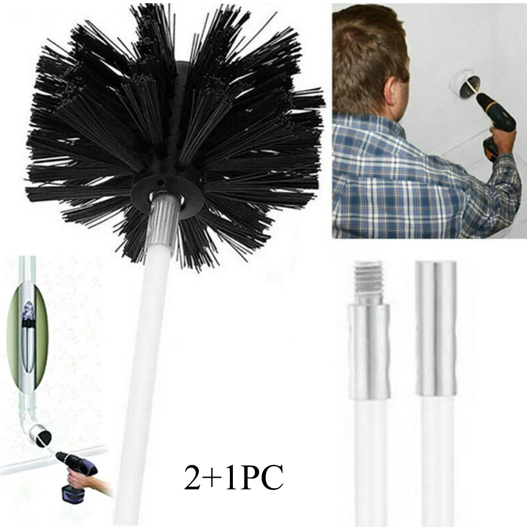 Chimney Sweeping Cleaner Brush Set Flue Cleaning System Fireplace Tool Kit + 2 Rods 600*10mm Flexible Connection Cleaning Set
Chimney Sweeping Cleaner Brush Set Flue Cleaning System Fireplace Tool Kit + 2 Rods 600*10mm Flexible Connection Cleaning Set