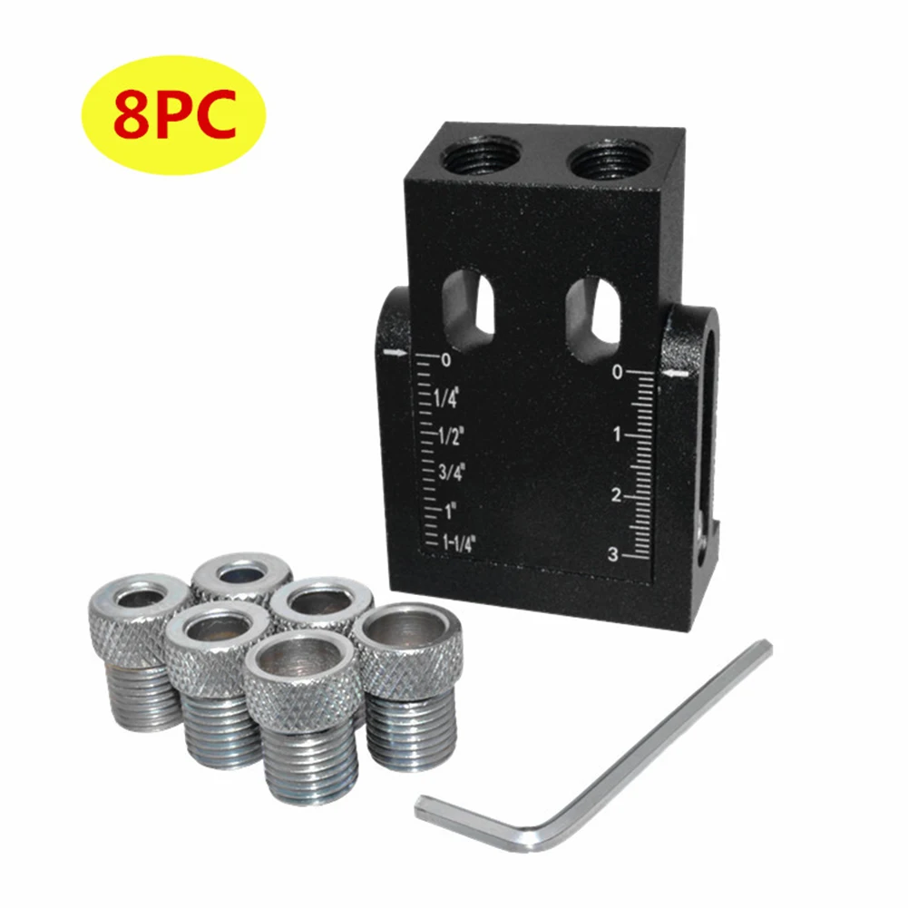 Pocket Hole Jig 15 Degree Angle Drill Guide Woodworking 9.5mm Oblique Hole Drilling Positioning Locator for Wood Furniture
Pocket Hole Jig 15 Degree Angle Drill Guide Woodworking 9.5mm Oblique Hole Drilling Positioning Locator for Wood Furniture