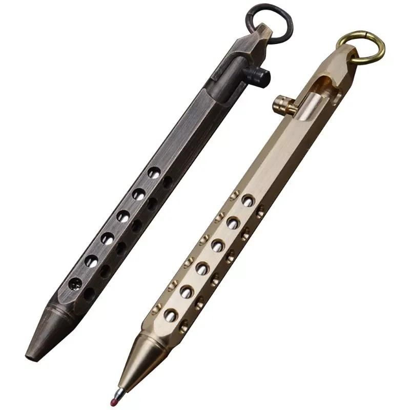 Solid Brass Gel Ink Pen Retro Hexagonal Bolt Action Writing Tool School Office Stationery
Solid Brass Gel Ink Pen Retro Hexagonal Bolt Action Writing Tool School Office Stationery