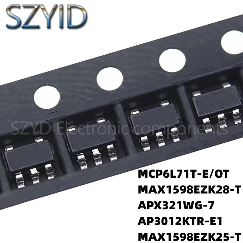 100PCS SOT23-5 MCP6L71T-E/OT MAX1598EZK28-T APX321WG-7 AP3012KTR-E1
100PCS SOT23-5 MCP6L71T-E/OT MAX1598EZK28-T APX321WG-7 AP3012KTR-E1