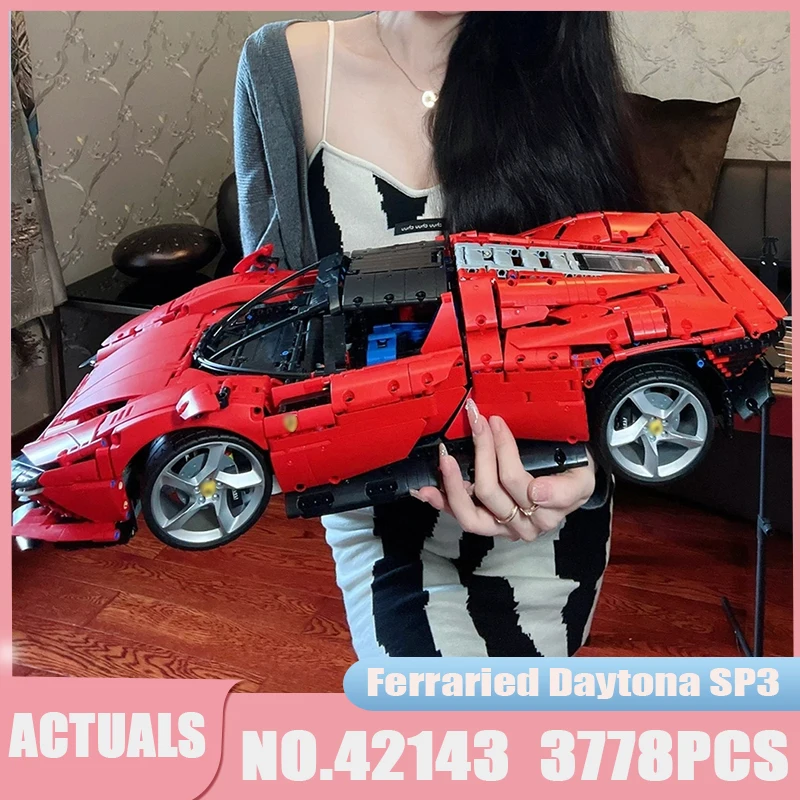 Суперферрарид Daytona модель SP3 подходит для 42143 высокотехнологичных спортивных гоночных автомобилей 1:8 строительные блоки игрушки для фотогр...
Суперферрарид Daytona модель SP3 подходит для 42143 высокотехнологичных спортивных гоночных автомобилей 1:8 строительные блоки игрушки для фотогр...