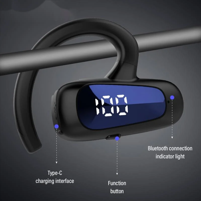 New Men And Women Wireless Bluetooth Headset Digital Display Ultra Long Standby Business Earbuds HD Call Active Noise Reduction
New Men And Women Wireless Bluetooth Headset Digital Display Ultra Long Standby Business Earbuds HD Call Active Noise Reduction