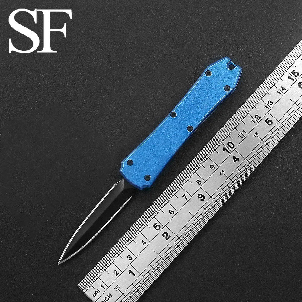 Magic 4 Styles OTF Outdoor Double Action Defense Knife 440 Blades Practical Key Ring Decorative Pendant Letter Opener
Magic 4 Styles OTF Outdoor Double Action Defense Knife 440 Blades Practical Key Ring Decorative Pendant Letter Opener