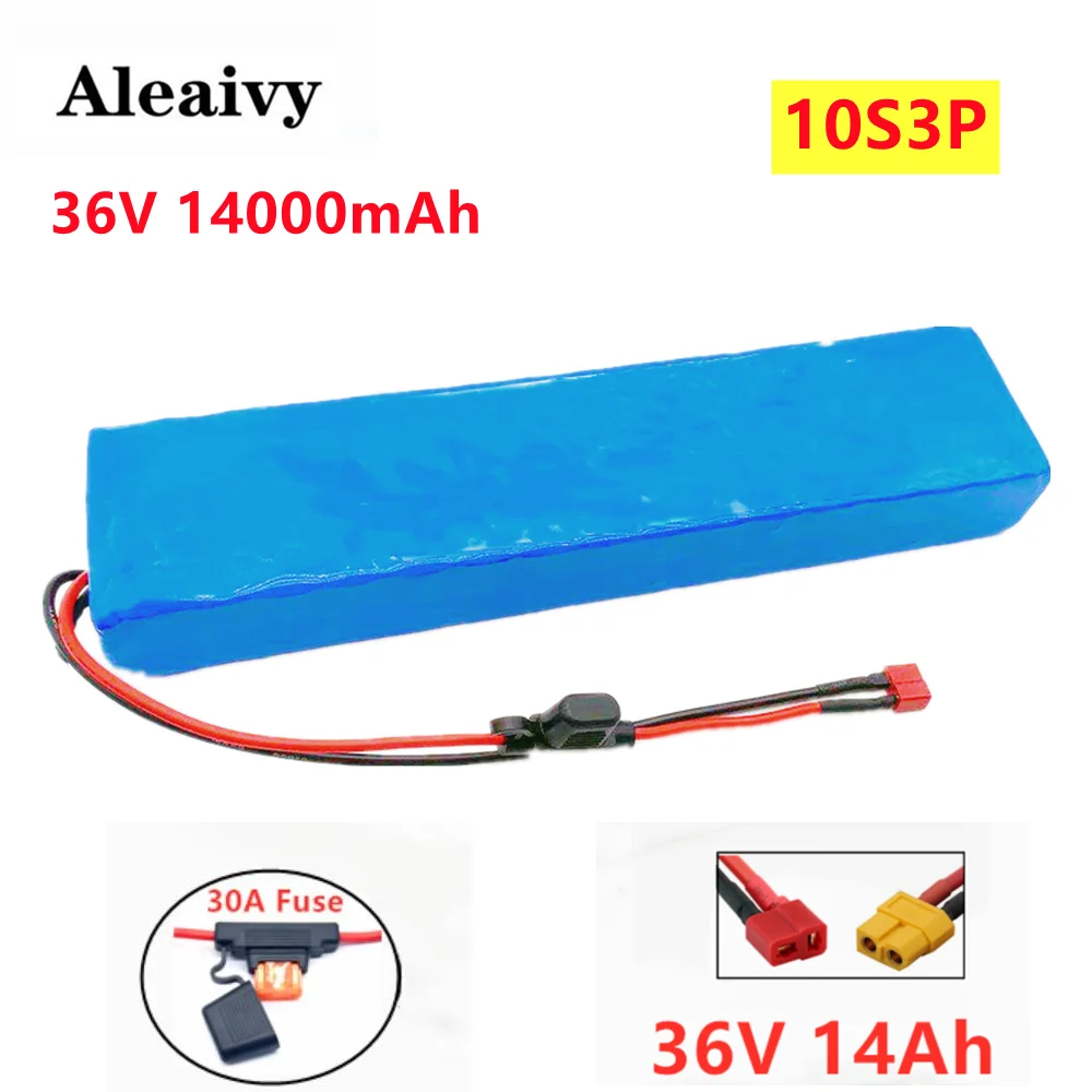 10s3p 36V 14ah Lithium Battery Pack Is Suitable for 250W 350W 500W Scooter, Electric Bicycle, Built-in 30A BMS and Fuse Device
10s3p 36V 14ah Lithium Battery Pack Is Suitable for 250W 350W 500W Scooter, Electric Bicycle, Built-in 30A BMS and Fuse Device