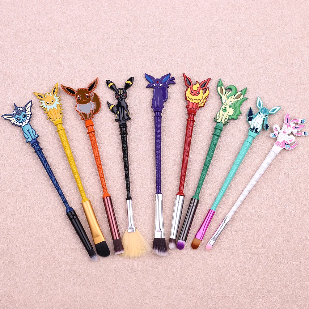 9Pcs Anime Pokemon Makeup Brush Set Eevee Eye Shadow Blush Foundation Brush Cute Makeup Tools for Girls Gifts
9Pcs Anime Pokemon Makeup Brush Set Eevee Eye Shadow Blush Foundation Brush Cute Makeup Tools for Girls Gifts