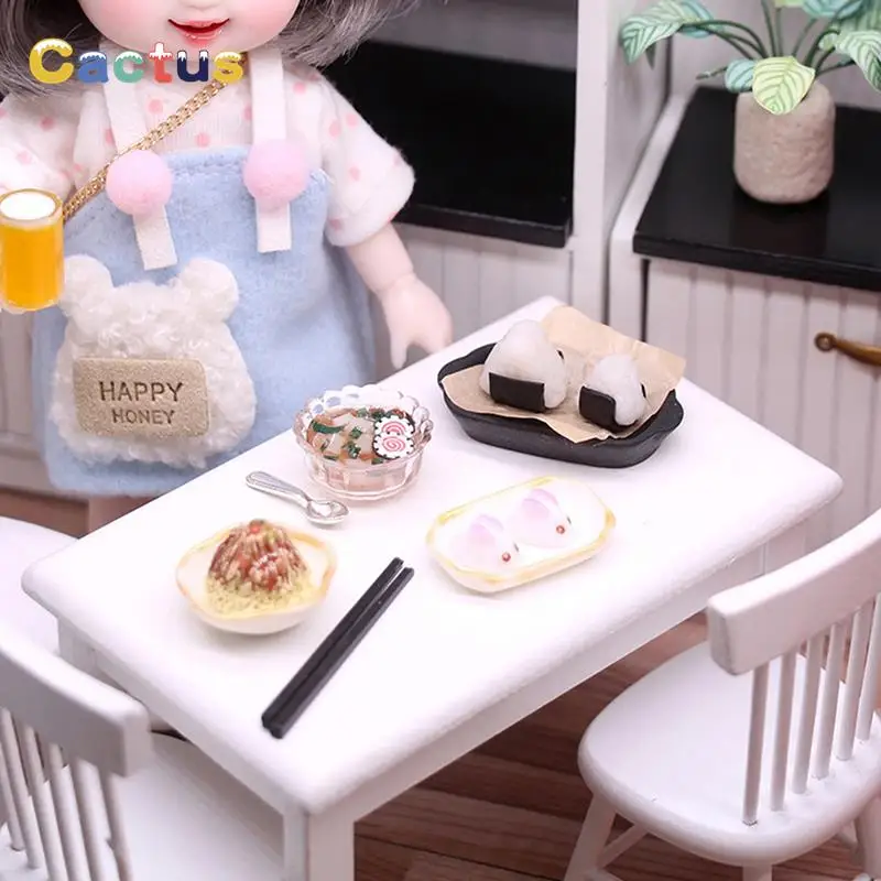 1:12 Dollhouse Miniature Breakfast Set Soup Sushi Chopsticks Spoon Kitchen Food Tableware Model Decor Toy Doll House Accessories
1:12 Dollhouse Miniature Breakfast Set Soup Sushi Chopsticks Spoon Kitchen Food Tableware Model Decor Toy Doll House Accessories