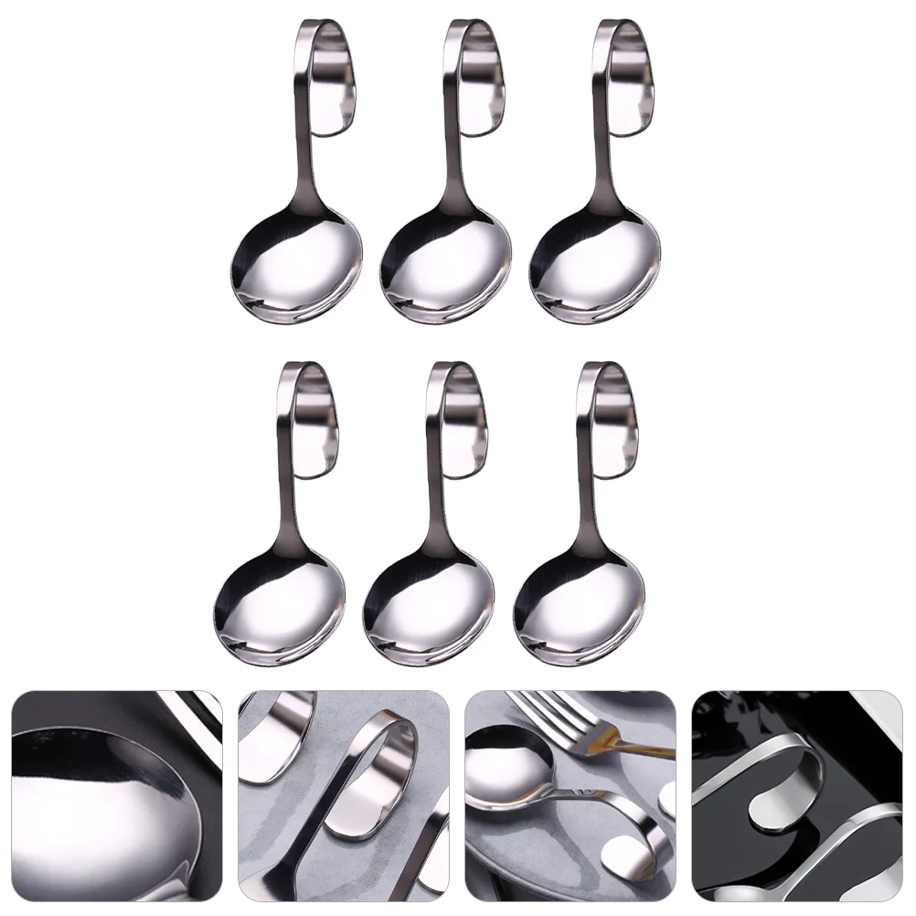 

Spoon Spoons Scoop Dessert Serving Tasting Appetizer Cream Ice Handle Steel Stainless Curved Soup Salad Coffee Sugar Cake Caviar