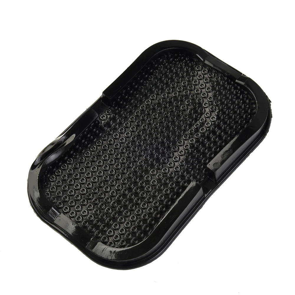 

Anti-Skid Pad Non-slip Mat Interior Car Silica Gel 1 Pcs 6.1x3.93x0.78 Inch Black Car Dashboard Pad Mobile Mount