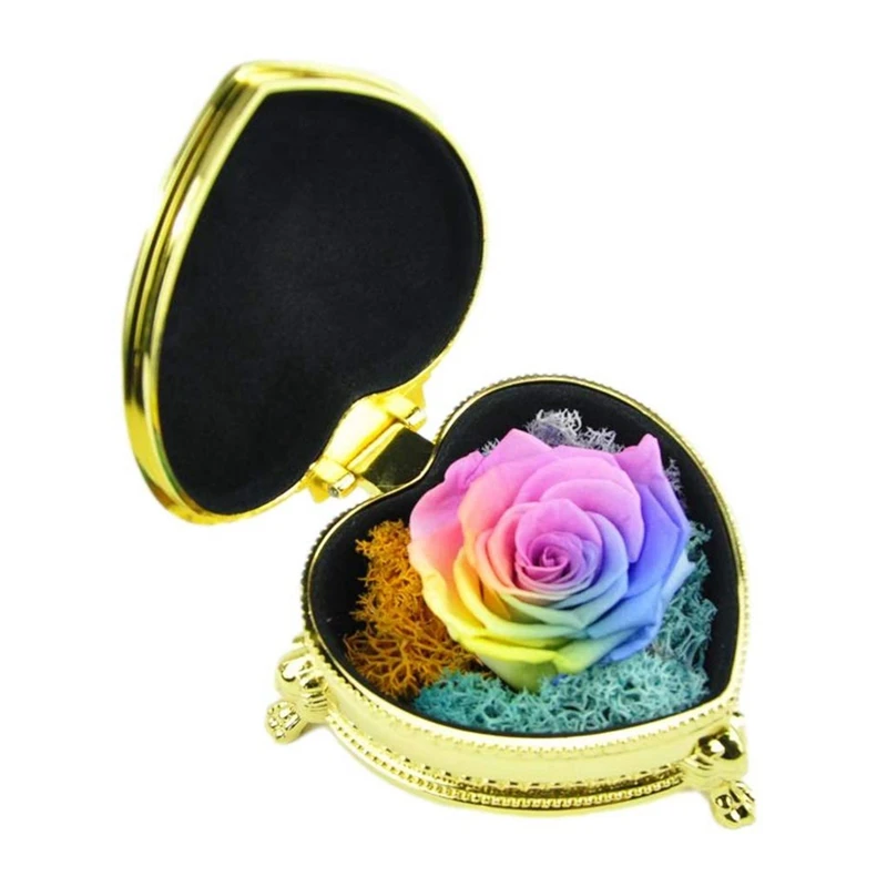 Eternal Rose Heart-Shaped Metal Jewelry Box Mother's Day Valentine's Day Anniversary Perfect Gift
Eternal Rose Heart-Shaped Metal Jewelry Box Mother's Day Valentine's Day Anniversary Perfect Gift