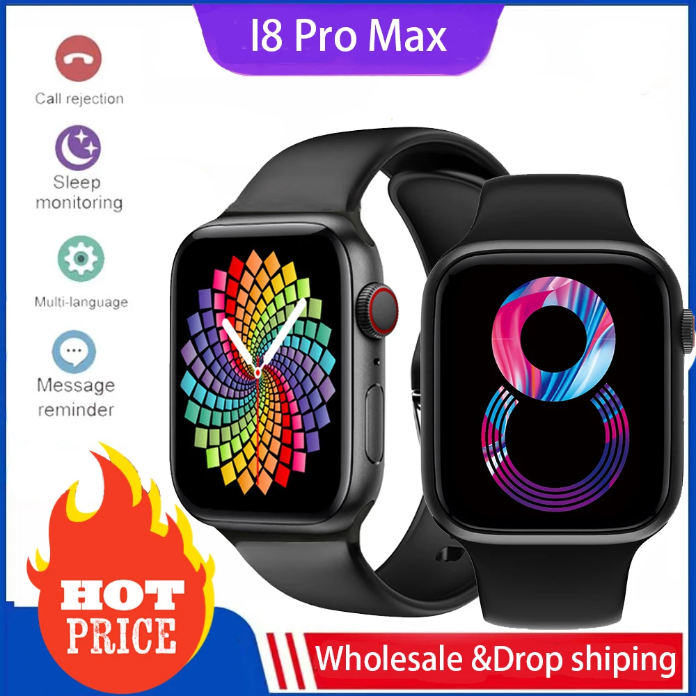Smart Watch I8 Pro Max Answer Call Sport Fitness Tracker Custom Dial Smartwatch Men Women Gift For Apple Phone PK IWO 27 X8 T500
Smart Watch I8 Pro Max Answer Call Sport Fitness Tracker Custom Dial Smartwatch Men Women Gift For Apple Phone PK IWO 27 X8 T500