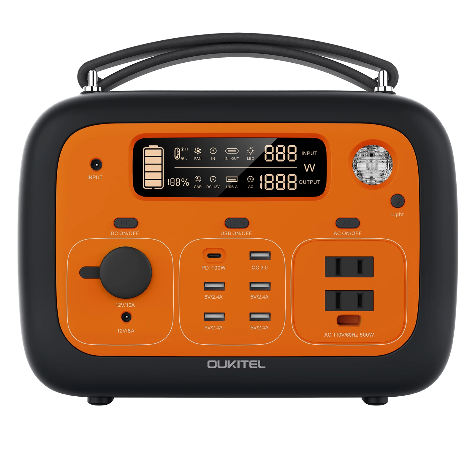 P501 505Wh Powerstation 500W Portable Power Station Portable Generator For Camping Outdoor Trip Power Outage
P501 505Wh Powerstation 500W Portable Power Station Portable Generator For Camping Outdoor Trip Power Outage