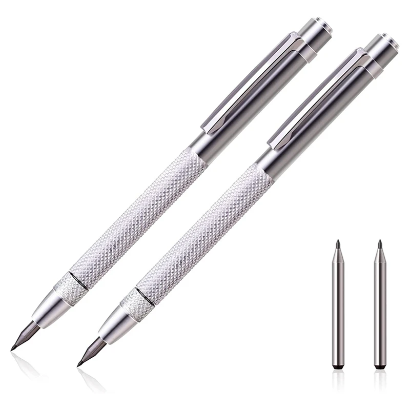 2 Sets Tungsten Carbide Scribers With Magnet, 2Pcs Engraving Pens With 2Pcs Replacement Marking Tips,For Glass Ceramics 
2 Sets Tungsten Carbide Scribers With Magnet, 2Pcs Engraving Pens With 2Pcs Replacement Marking Tips,For Glass Ceramics