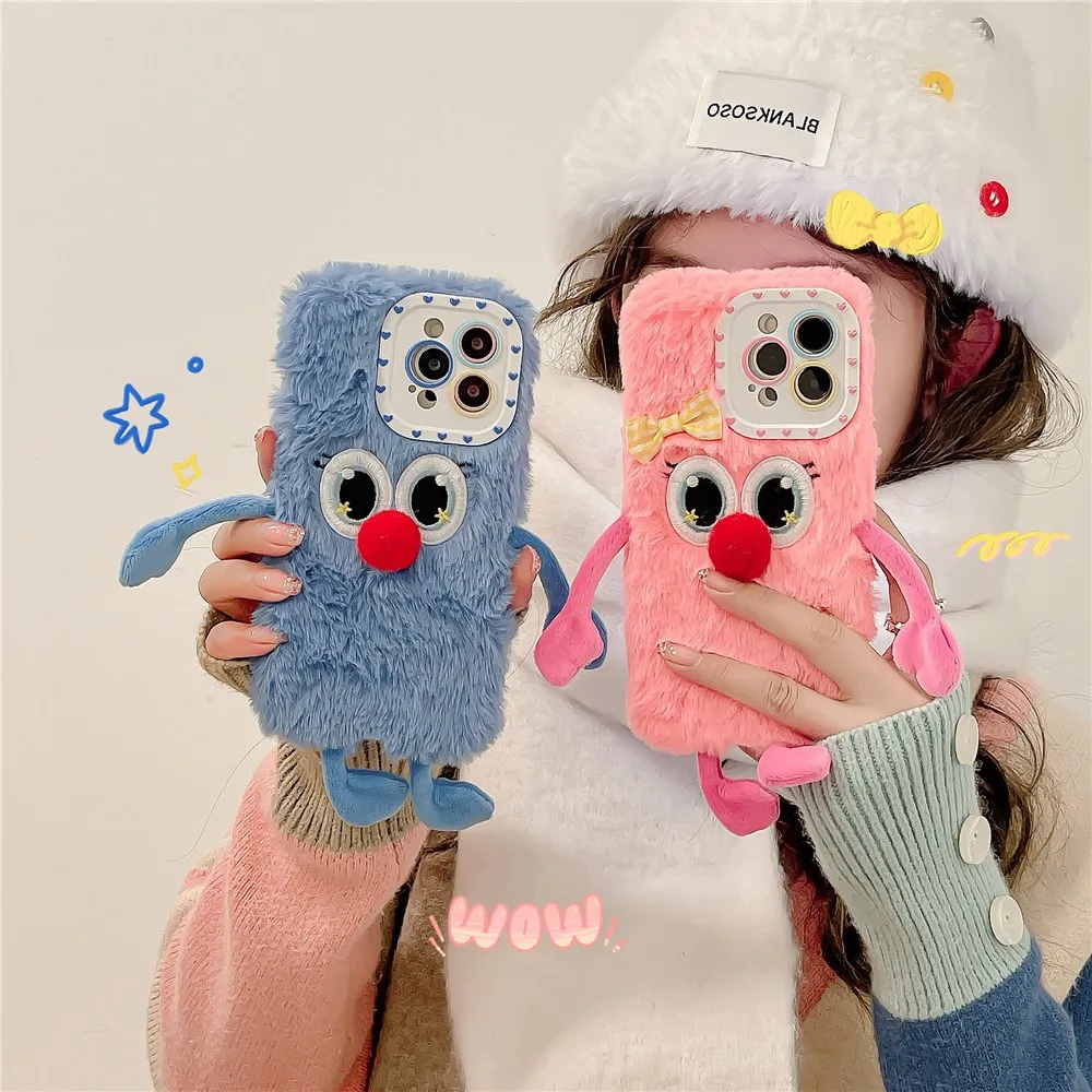 Plush Red Nose Face Little Monsters soft TPU Case for iphone 14 13 12 11 Pro Max lens Protect cover
Plush Red Nose Face Little Monsters soft TPU Case for iphone 14 13 12 11 Pro Max lens Protect cover
