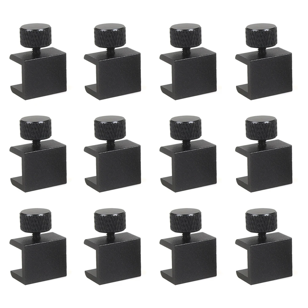 12pcs Easy Install Adjustable Screw Platform Universal Glass Bed Clip 3D Printer Black Clamps Fixed Durable Fit For Ender 3 CR10
12pcs Easy Install Adjustable Screw Platform Universal Glass Bed Clip 3D Printer Black Clamps Fixed Durable Fit For Ender 3 CR10
