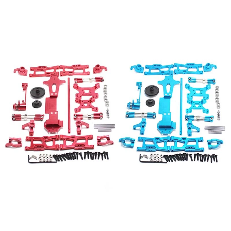 2 Set RC Car Full Upgrade Spare Parts Metal C Seat Steering Cup Swing Arm Central Drive Shaft,Red & Blue
2 Set RC Car Full Upgrade Spare Parts Metal C Seat Steering Cup Swing Arm Central Drive Shaft,Red & Blue