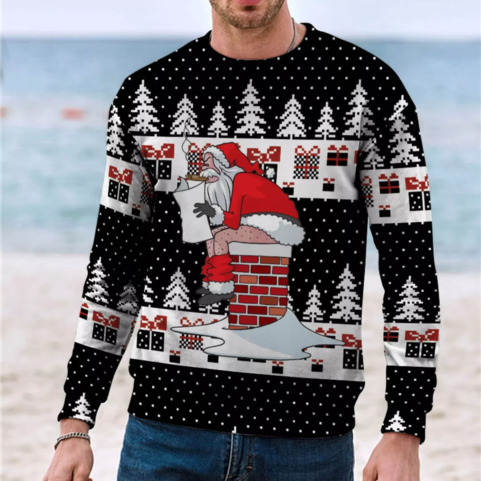 NEW IN Men Women Winter Christmas Blouse Top Warm Stylish Print Long Sleeved Sweatshirt Graphic Hip- Jogging Loose Fit Casual
NEW IN Men Women Winter Christmas Blouse Top Warm Stylish Print Long Sleeved Sweatshirt Graphic Hip- Jogging Loose Fit Casual
