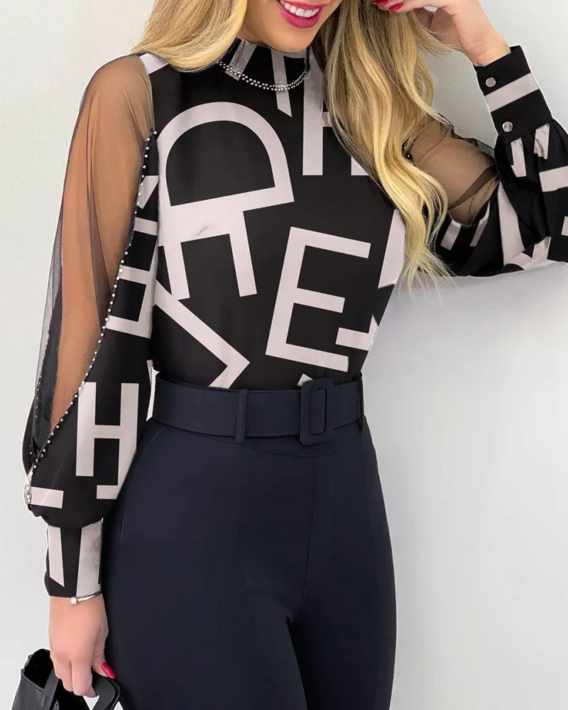 Футболка женская с круглым вырезом, модный пикантный Повседневный свободный сетчатый топ с надписью и рукавами-фонариками, с прострочкой, л...
Футболка женская с круглым вырезом, модный пикантный Повседневный свободный сетчатый топ с надписью и рукавами-фонариками, с прострочкой, л...