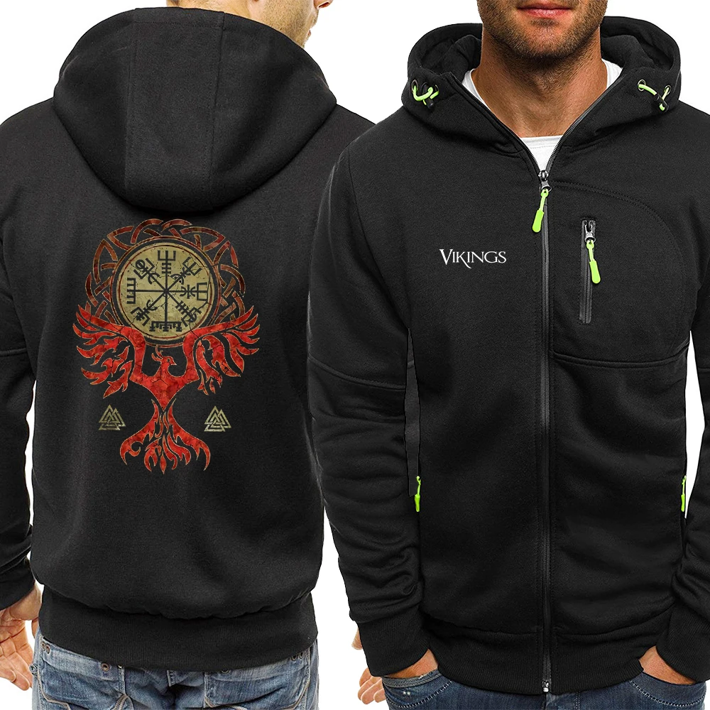 Viking Vegvisir And Phoenix Bird Mens Harajuku Sweatshirt Autumn New Coat Zipper Vintage Hoody Zip Up Hoodie Clothes
Viking Vegvisir And Phoenix Bird Mens Harajuku Sweatshirt Autumn New Coat Zipper Vintage Hoody Zip Up Hoodie Clothes