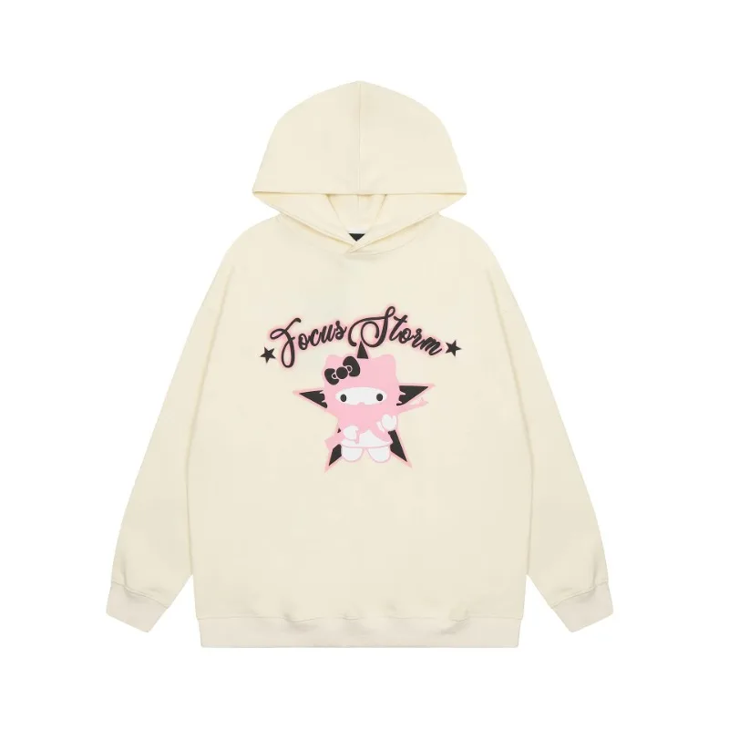 Anime Sanrio Hello Kitty Hoodie Cartoon Print Y2k Top Tide Brand Loose Casual Hooded Sweatshirt Men's and Women's Daily Wear New
Anime Sanrio Hello Kitty Hoodie Cartoon Print Y2k Top Tide Brand Loose Casual Hooded Sweatshirt Men's and Women's Daily Wear New