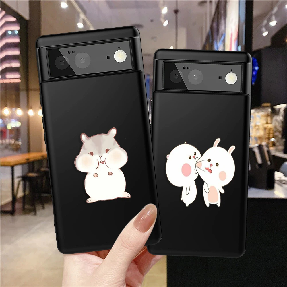 Black Phone Case For Google Pixel 7a 7 Pro Cartoon Hamster Cases For Pixel 7 6 6Pro 6a 5 5a 5G 4XL 4 3 3a XL 4a Soft TPU Cover
Black Phone Case For Google Pixel 7a 7 Pro Cartoon Hamster Cases For Pixel 7 6 6Pro 6a 5 5a 5G 4XL 4 3 3a XL 4a Soft TPU Cover