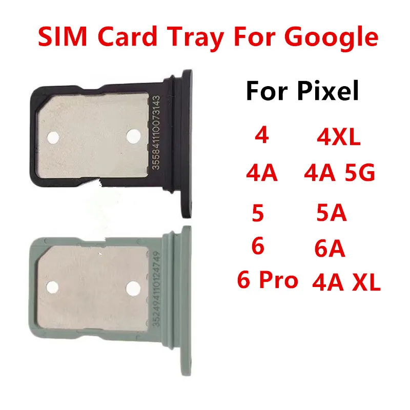 SIM Card Slot For Google Pixel 6 Pro 5 5A 4 XL 4A 5G Card Adapters Socket Holder Tray Chip Drawer Replace Housing Repair Parts
SIM Card Slot For Google Pixel 6 Pro 5 5A 4 XL 4A 5G Card Adapters Socket Holder Tray Chip Drawer Replace Housing Repair Parts