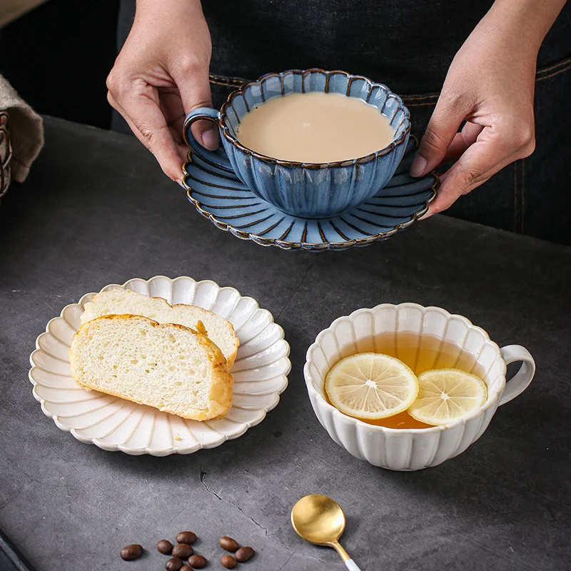 Japanese Chrysanthemum Cup and Plate Set Kiln Color Changing Ceramic Plate Breakfast Cup Coffee Cup Style Luxury Tea Cup
Japanese Chrysanthemum Cup and Plate Set Kiln Color Changing Ceramic Plate Breakfast Cup Coffee Cup Style Luxury Tea Cup