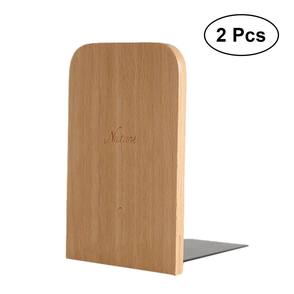 2 Pcs Nonskid Heavy Duty Bookends Book Stand for Documents Files Magazines CDs Stoppers
2 Pcs Nonskid Heavy Duty Bookends Book Stand for Documents Files Magazines CDs Stoppers