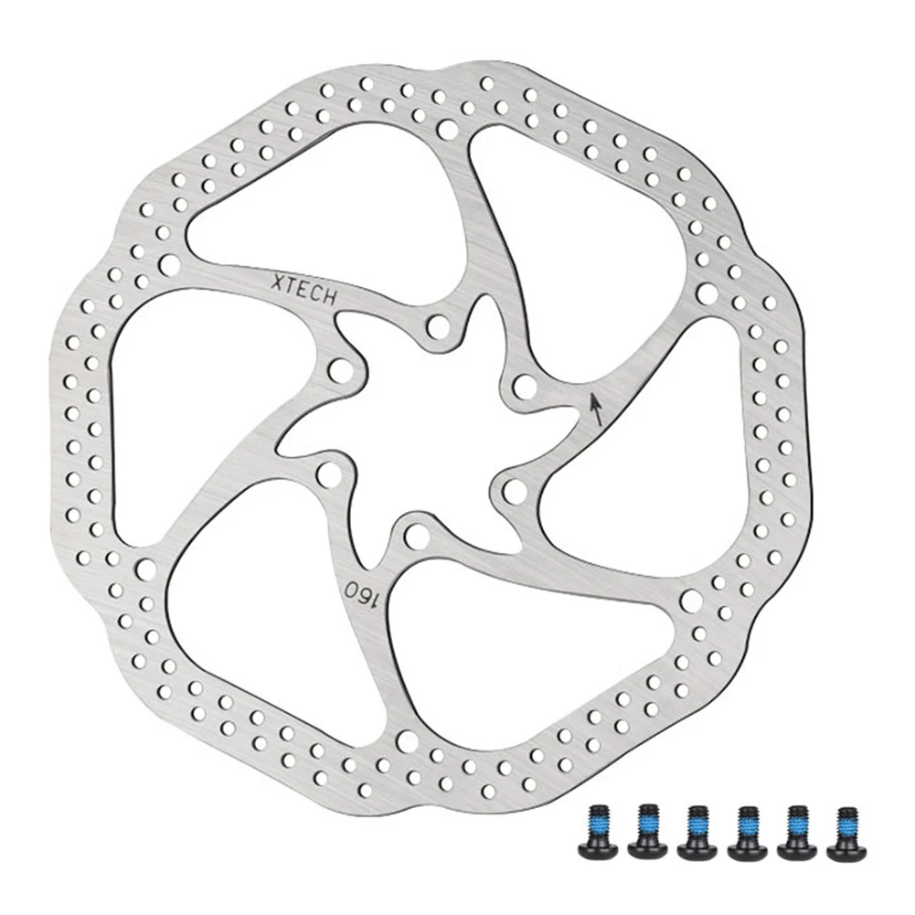 Rotors Disc Brake Rotor 160mm Bicycle Parts Brake Disc Electric Scooter Accesories MTB Bike Parts Silver Practical
Rotors Disc Brake Rotor 160mm Bicycle Parts Brake Disc Electric Scooter Accesories MTB Bike Parts Silver Practical
