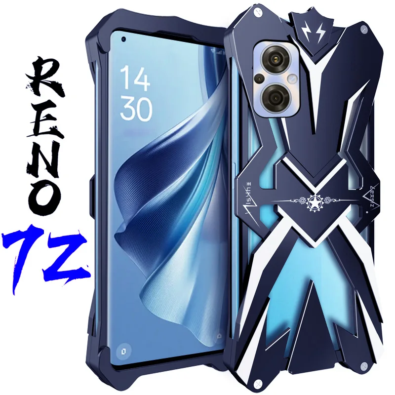 Metal Steel Machinery Series Cases Thor Heavy Duty Armor Aluminum Phone Covers For OPPO Reno 7Z 8Z Reno7Z Reno8 Pro CASE Cover
Metal Steel Machinery Series Cases Thor Heavy Duty Armor Aluminum Phone Covers For OPPO Reno 7Z 8Z Reno7Z Reno8 Pro CASE Cover