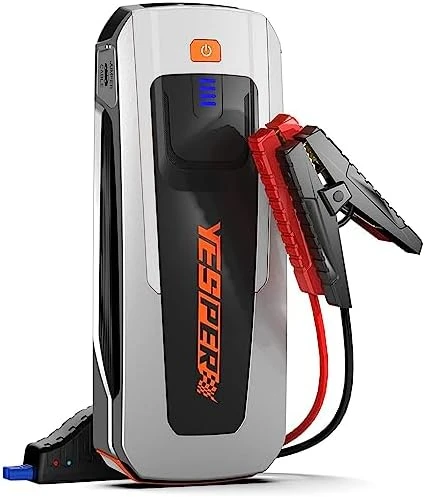 Jump Starter Battery Pack 4120A 27000mAh Car Battery Charger Jumper Starter (All Gas/up to 10L Diesel) 100W Quick Charge 12V Por
Jump Starter Battery Pack 4120A 27000mAh Car Battery Charger Jumper Starter (All Gas/up to 10L Diesel) 100W Quick Charge 12V Por