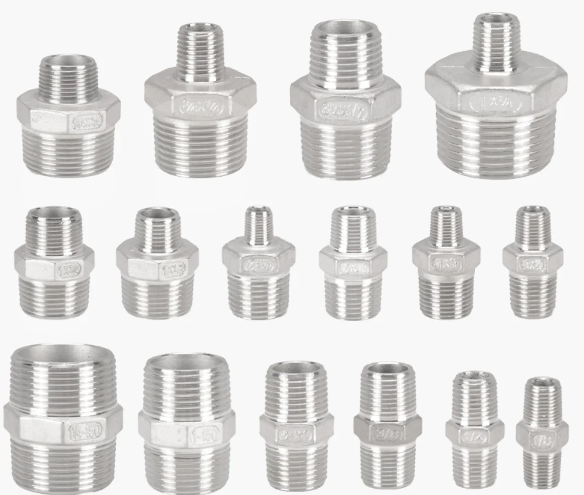 1PCS 304 fittings Stainless Steel Male Straight Hexagon Joint Nipple Pipe Connection threaded 1/8" -2" connector
1PCS 304 fittings Stainless Steel Male Straight Hexagon Joint Nipple Pipe Connection threaded 1/8" -2" connector