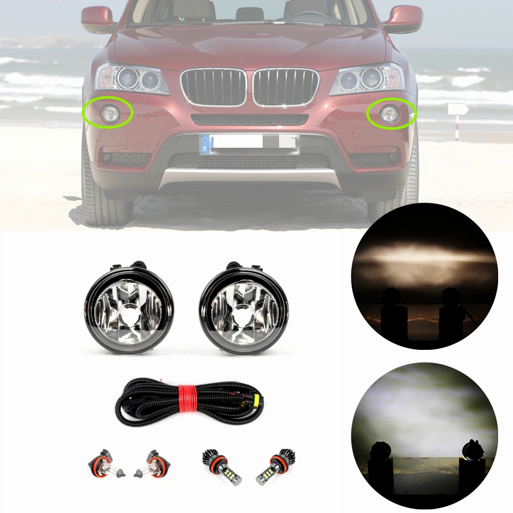 Front Bumper Fog Light With Bulbs 63177238787 63177238788 For BMW X3 F25 2010 2011 2012 2013
Front Bumper Fog Light With Bulbs 63177238787 63177238788 For BMW X3 F25 2010 2011 2012 2013