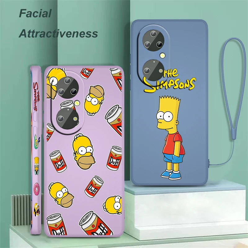 Disney Cartoon The Simpson Case Liquid Left Rope Phone For Huawei P50 P40 P30 P20 Pro Lite E Y9S Y9A Y9 Y6 Y70 Nova 5T Cover
Disney Cartoon The Simpson Case Liquid Left Rope Phone For Huawei P50 P40 P30 P20 Pro Lite E Y9S Y9A Y9 Y6 Y70 Nova 5T Cover