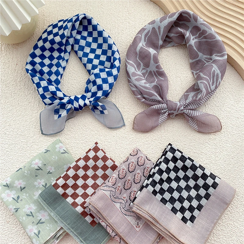 2022 New Spring Square Scarf Women Neck Tie Female Head Scarves Bandana Shawl Hair Foulard Decorative Kerchief Scarves Headbands
2022 New Spring Square Scarf Women Neck Tie Female Head Scarves Bandana Shawl Hair Foulard Decorative Kerchief Scarves Headbands