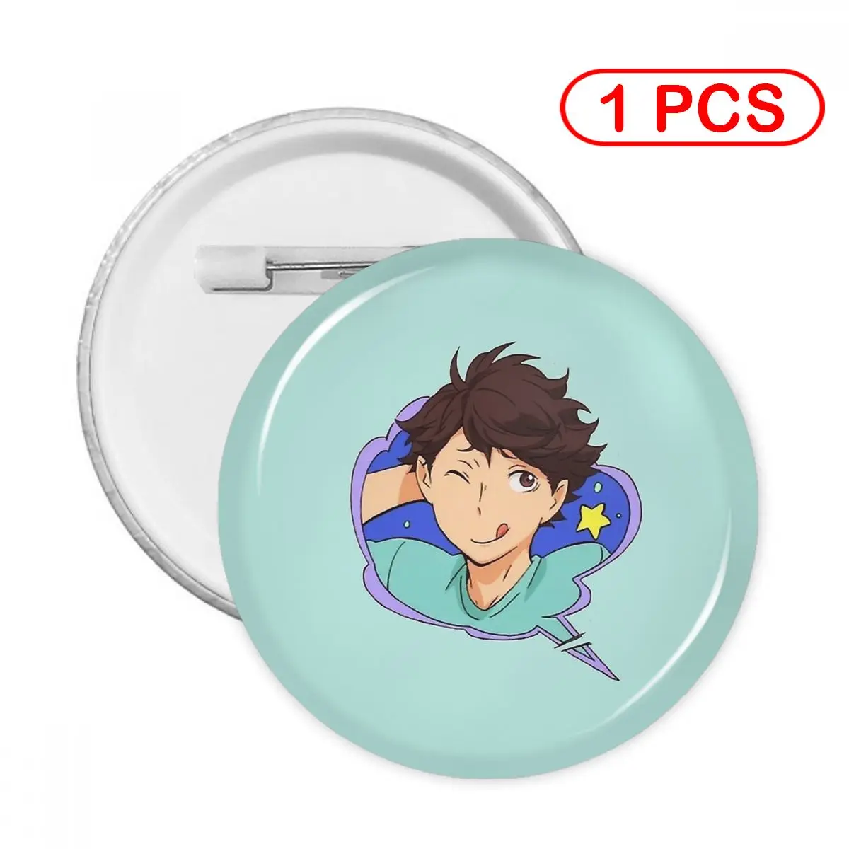 Заколки Haikyuu Oikawa, креативная брошь, украшения, Металлическая Булавка, значок для девочек, детская брошь, пуговицы, подарок на одежду
Заколки Haikyuu Oikawa, креативная брошь, украшения, Металлическая Булавка, значок для девочек, детская брошь, пуговицы, подарок на одежду