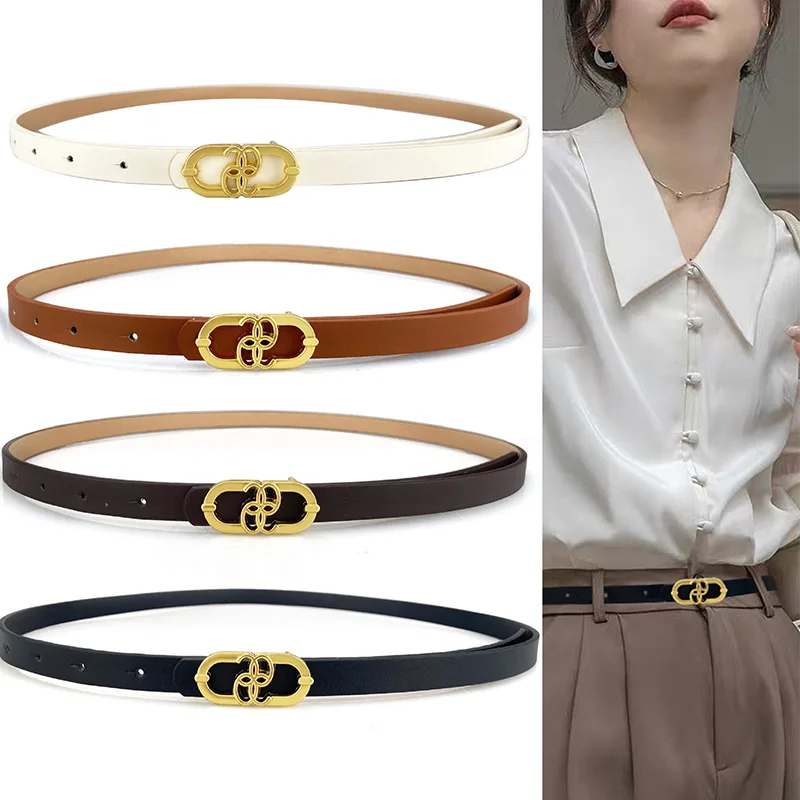 Fashion Ins Women's Thin Belt Luxury Brand Designer Waist Strap Simple Suit Female Skirt Jeans Dress Decorate Waistband
Fashion Ins Women's Thin Belt Luxury Brand Designer Waist Strap Simple Suit Female Skirt Jeans Dress Decorate Waistband