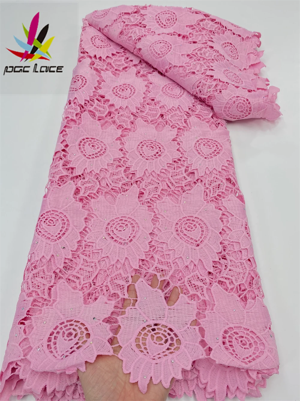 PGC African Cord Guipure Lace Fabric 2022 High Quality Chiffon Lace French Nigerian Milk Silk Lace Fabrics For Party YA5007B-1
PGC African Cord Guipure Lace Fabric 2022 High Quality Chiffon Lace French Nigerian Milk Silk Lace Fabrics For Party YA5007B-1