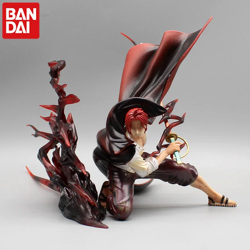 

One Piece Popmax Gk Red-haired Shanks Action Figures Resonance Proportion Model Ornaments Around The Animation Kid Toy Gift