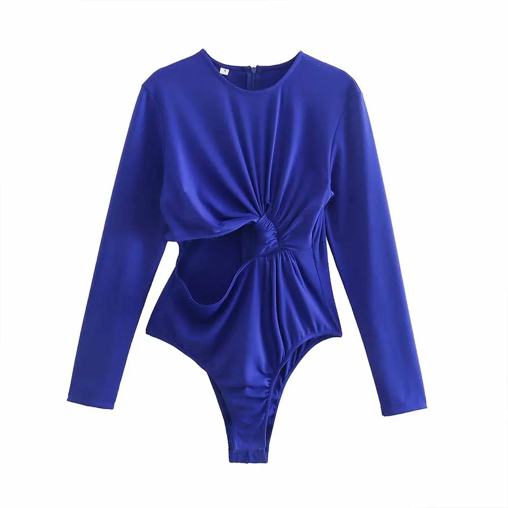 ZATRHMBM 2022 women's spring and summer new fashion sexy blue hollow long-sleeved round neck Women's jumpsuit
ZATRHMBM 2022 women's spring and summer new fashion sexy blue hollow long-sleeved round neck Women's jumpsuit