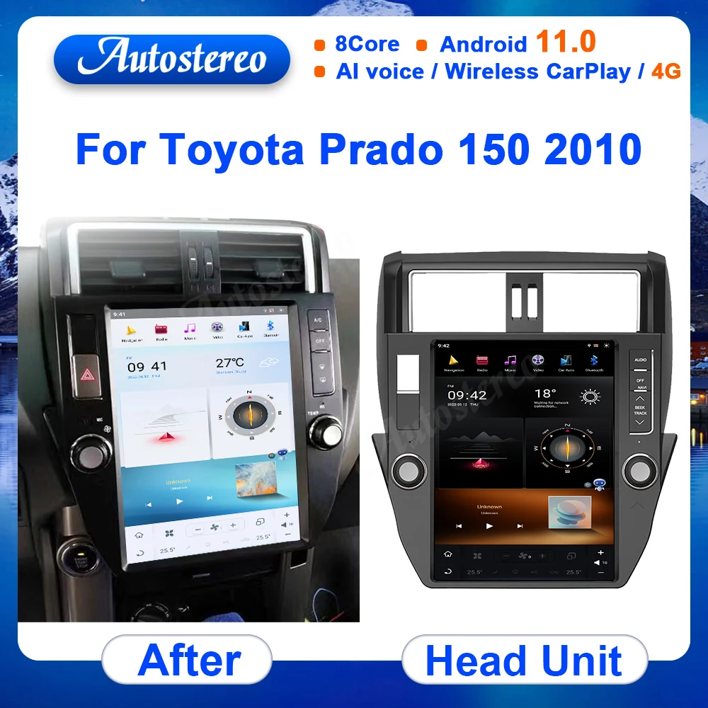 6 + 128G Android11.0 Автомобильная GPS-навигация для Toyota Prado 150 2010 автостерео головное устройство мультимедийный Dvd-плеер записывающее устройство IPS-эк...
6 + 128G Android11.0 Автомобильная GPS-навигация для Toyota Prado 150 2010 автостерео головное устройство мультимедийный Dvd-плеер записывающее устройство IPS-эк...
