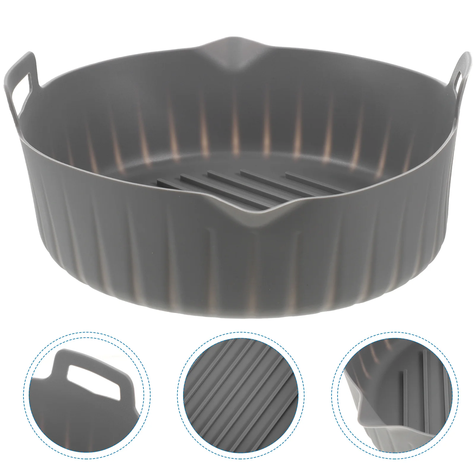 Air Fryer Silicone Pan Basket Baking Dish Pot Loaf Replacement Pizza Liners Bowl Lasagna Liner Cooking Reusable Crisper Bread
Air Fryer Silicone Pan Basket Baking Dish Pot Loaf Replacement Pizza Liners Bowl Lasagna Liner Cooking Reusable Crisper Bread