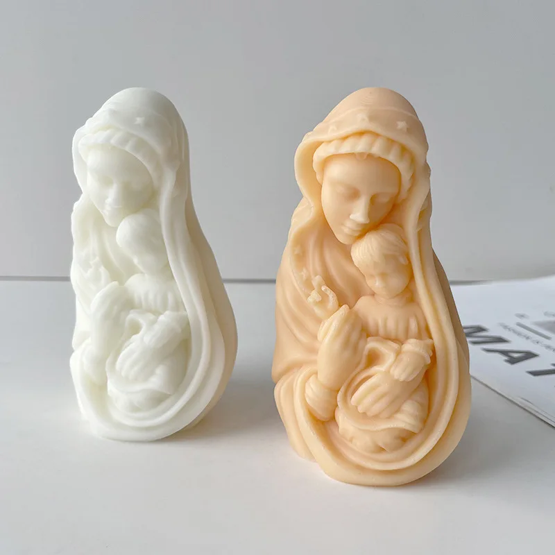 Virgin Mary and Baby Candle Silicone Mold DIY Nordic Style Aromatherapy Candle Fragrant Stone Mold
Virgin Mary and Baby Candle Silicone Mold DIY Nordic Style Aromatherapy Candle Fragrant Stone Mold