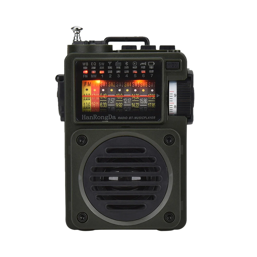 Portable Radio Music Player Coding Pulley Tuning Full Band Broadcast Receiver Bluetooth-compatible TF Card Playback
Portable Radio Music Player Coding Pulley Tuning Full Band Broadcast Receiver Bluetooth-compatible TF Card Playback
