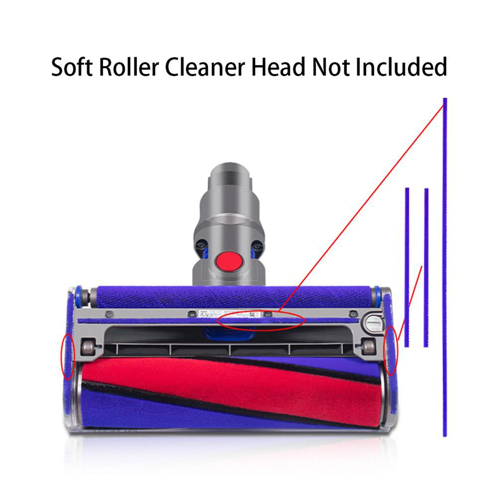 Suitable For Dyson V6 V7 V8 V10 V11 Soft Velvet Roller Suction Head Velvet Strip Set+small Wheel Set Vacuum Parts Accessories
Suitable For Dyson V6 V7 V8 V10 V11 Soft Velvet Roller Suction Head Velvet Strip Set+small Wheel Set Vacuum Parts Accessories