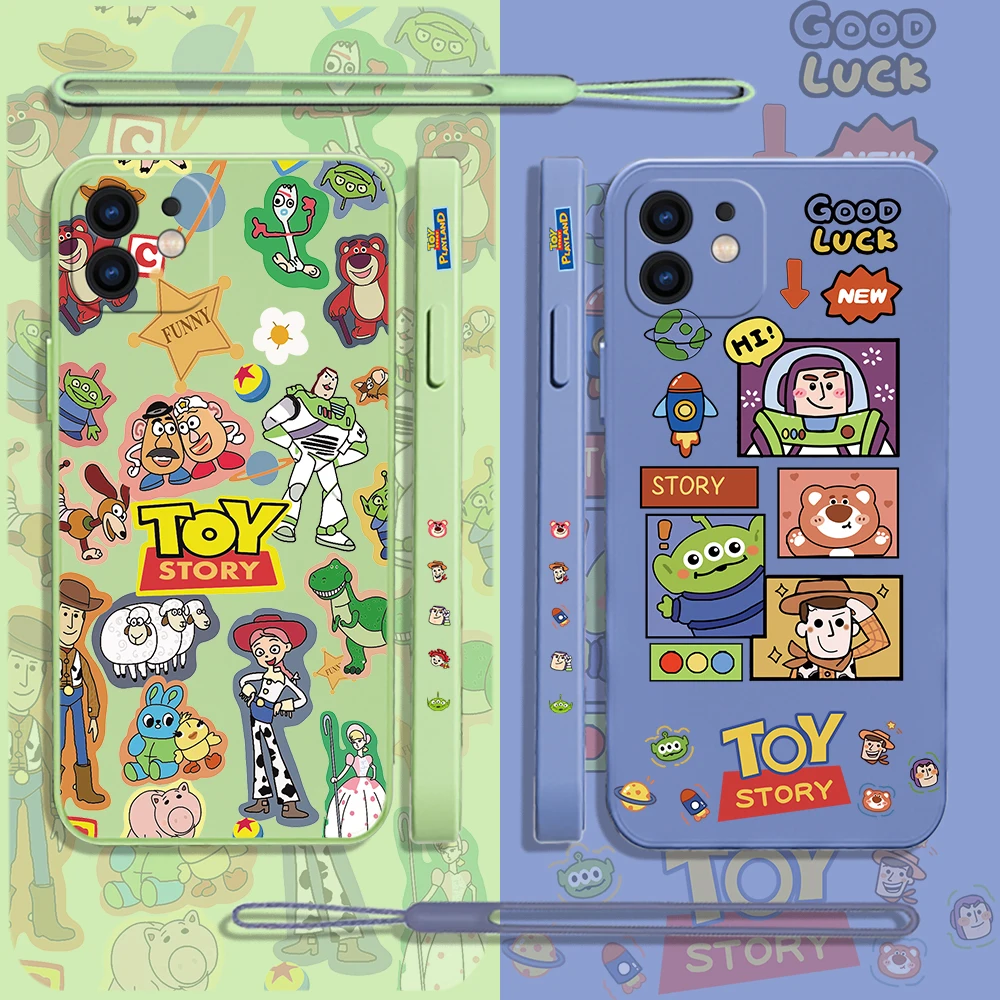 Disney Toy Story Phone Case For iPhone 14 13 12 11 Pro Max Mini X XR XS SE 2020 8 7 Plus 6 6S Plus Silicone Cover With Lanyard
Disney Toy Story Phone Case For iPhone 14 13 12 11 Pro Max Mini X XR XS SE 2020 8 7 Plus 6 6S Plus Silicone Cover With Lanyard