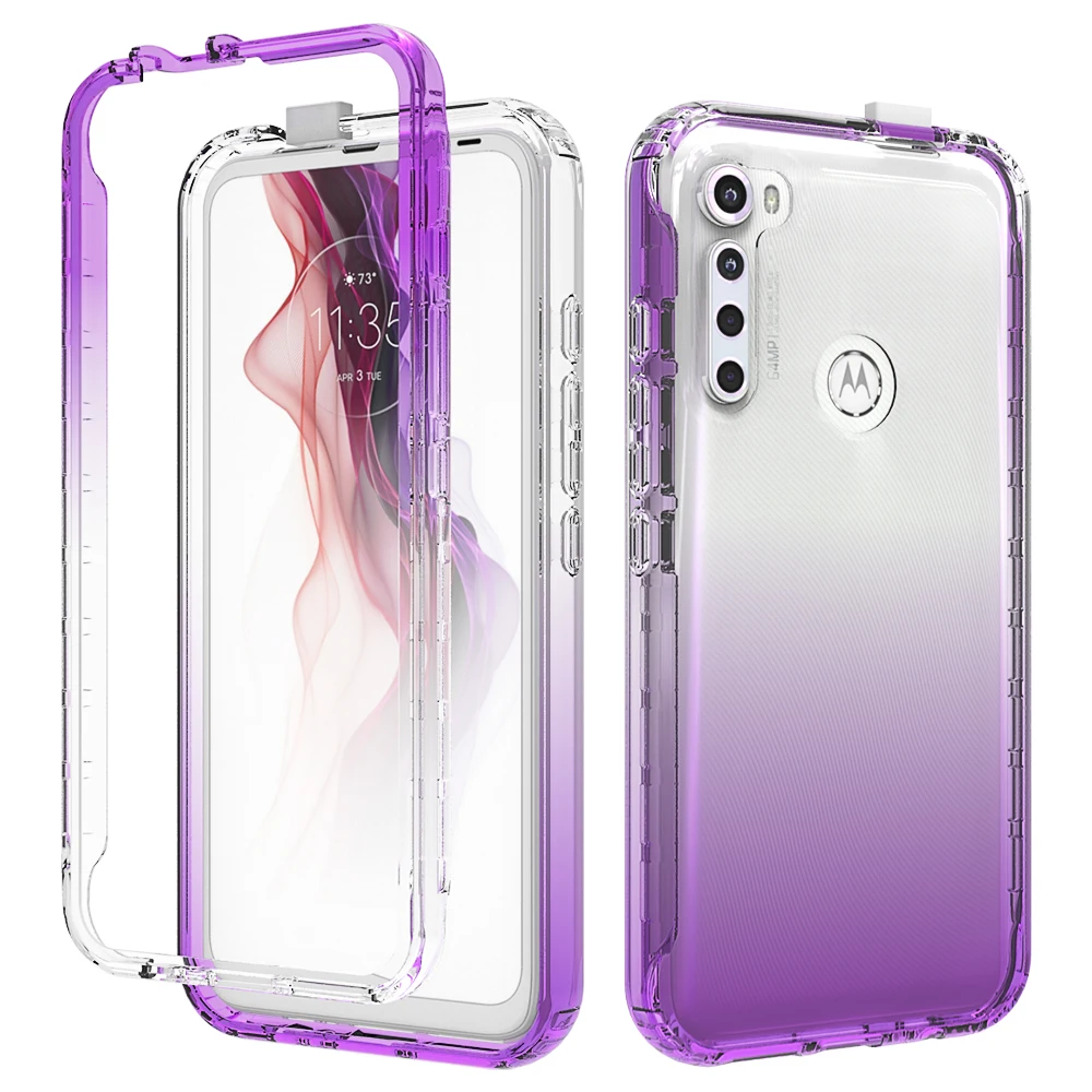 Case for Motorola One Fusion Plus, Moto G9 Power G9 Plus Play E7i Power Shockproof Hybrid Gradient Color Transparent Phone Case
Case for Motorola One Fusion Plus, Moto G9 Power G9 Plus Play E7i Power Shockproof Hybrid Gradient Color Transparent Phone Case