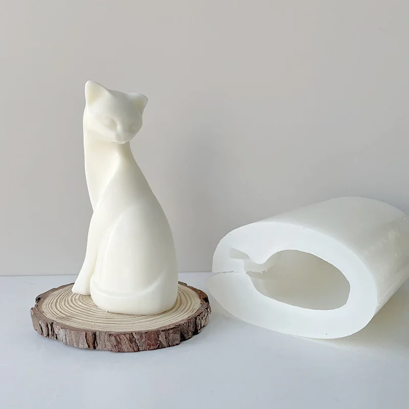 Animal-Shaped Kitten Squatting Cat-Shaped Plaster Candle Silicone Mold Home Decoration DIY Aromatherapy Candle Mould
Animal-Shaped Kitten Squatting Cat-Shaped Plaster Candle Silicone Mold Home Decoration DIY Aromatherapy Candle Mould